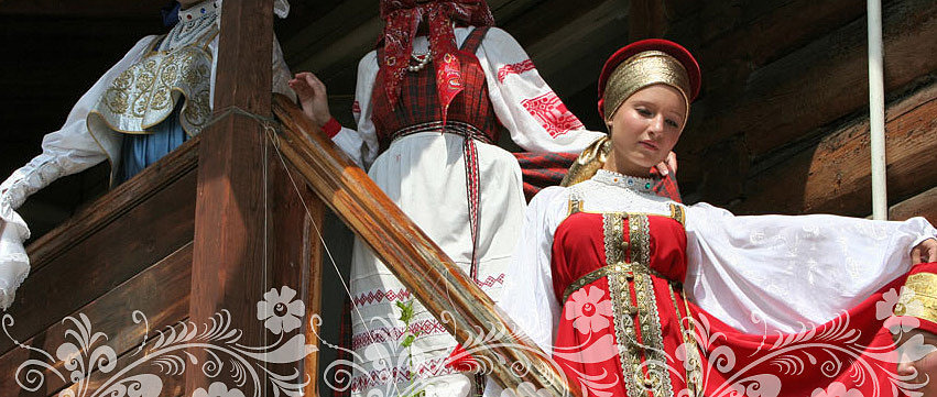 Русские народные костюмы на девочек