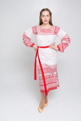 Платье в русском стиле "Макошь" 