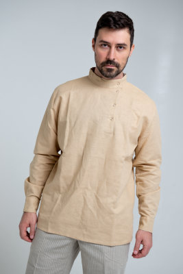 Рубаха (косоворотка) мужская из натурального льна